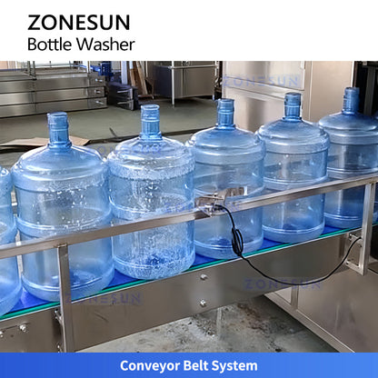 ZONESUN ZS‑WB5G Automatic 5-Gallon Mineral Barrel Washing Machine Bottle Cleaning Equipment