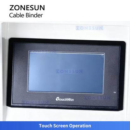 ZONESUN ZS-WTKZ4 Automatic Nylon Cable Tie Binding Machine Cable Strapping Machine