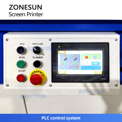 ZONESUN ZS-SWP2 High-Precision Automatic Bottle Single Color Screen Printer