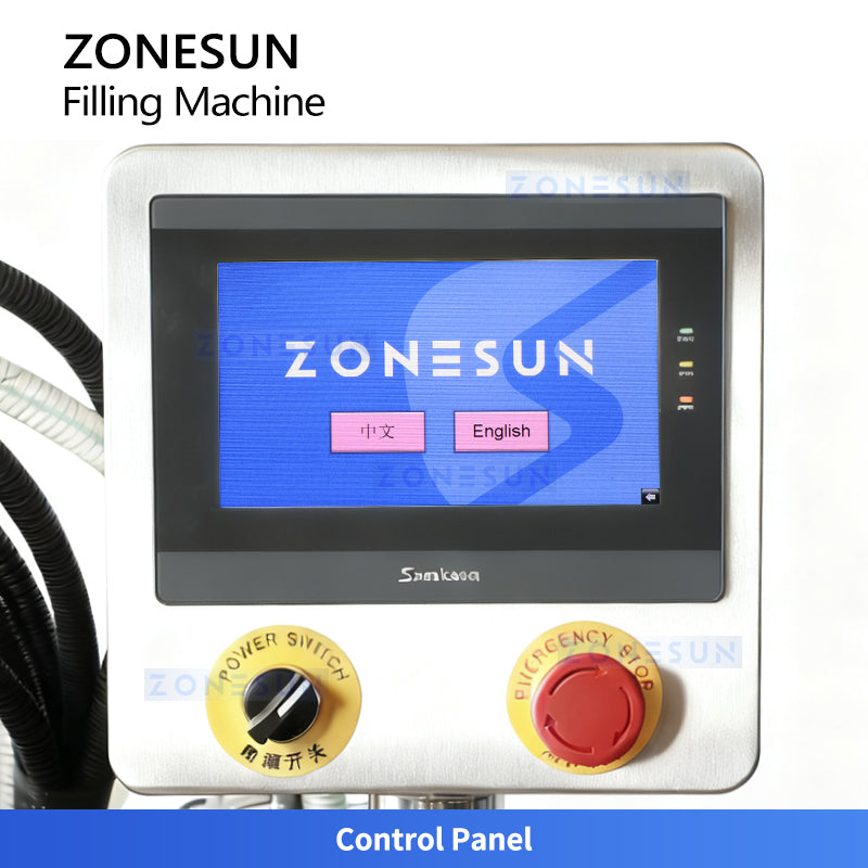 ZONESUN ZS-SV10HS Automatic Servo Piston Filling Machine 10-Head Paste Filler