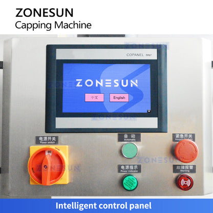 Zonesun ZS‑VTXG2 Dual‑Head Continuous Motion Automatic Capping Machine