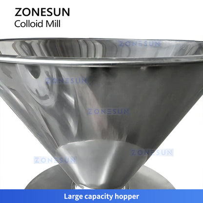 ZONESUN ZS-YM70 Industrial Colloid Mill Peanut Butter Grinder 60–80 kg/h