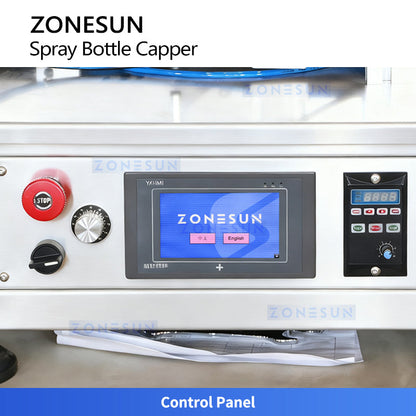 ZONESUN ZS-XG1870S Automatic Spray Bottle Capping Machine Cleaning Spray Capper
