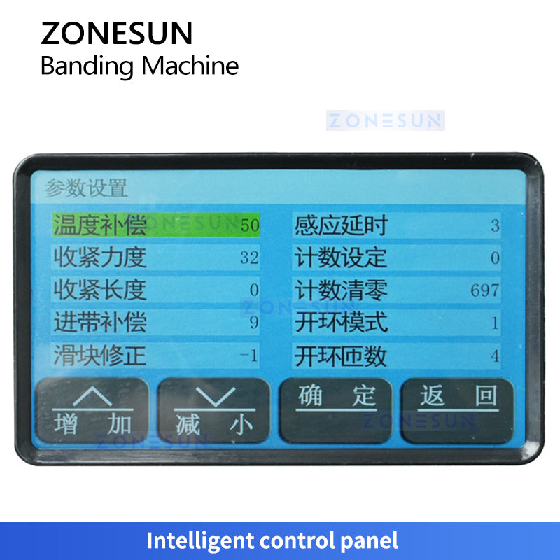 Zonesun ZS‑WTKZ1 Semi‑Automatic OPP Tape Strapping Machine