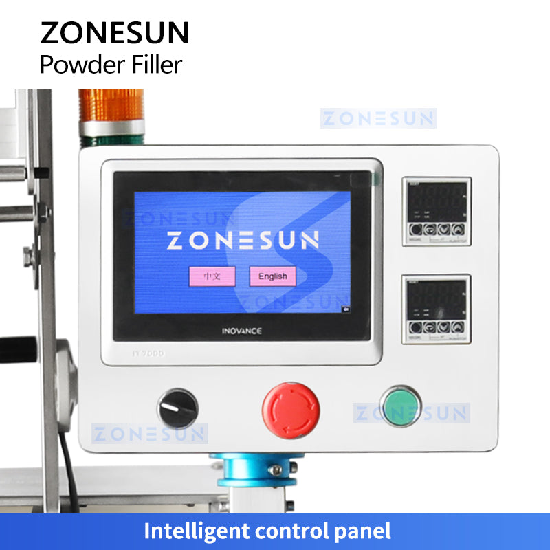 Zonesun ZS-FS220P Powder Sachet Packaging VFFS Machine Touch Screen