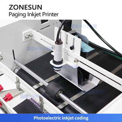 ZONESUN ZS-FYP5 Automatic Paging Coding Machine Flat Bags Cards Inkjet Coding Printer