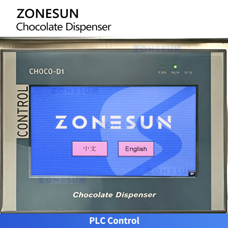 ZONESUN ZS-DJ500 5.5L Commercial Chocolate Dispenser Machine for Ice Cream & Desserts
