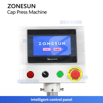 ZONESUN ZS-PG01 Automatic Bottle Cap Pressing Machine for Beverage Bottles