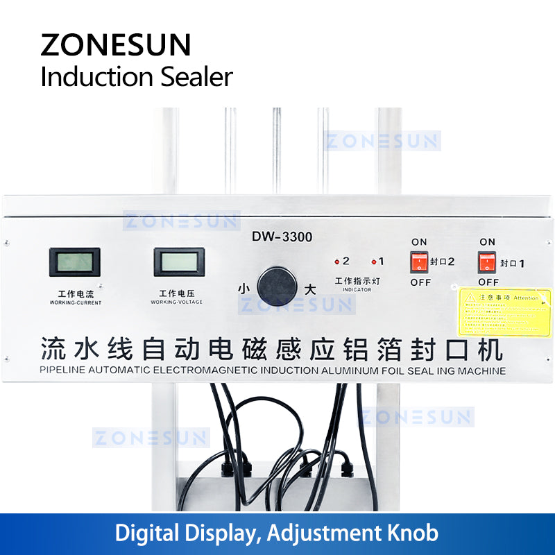 Zonesun ZS-FK3300 Induction Sealing Machine for Cap Versatility