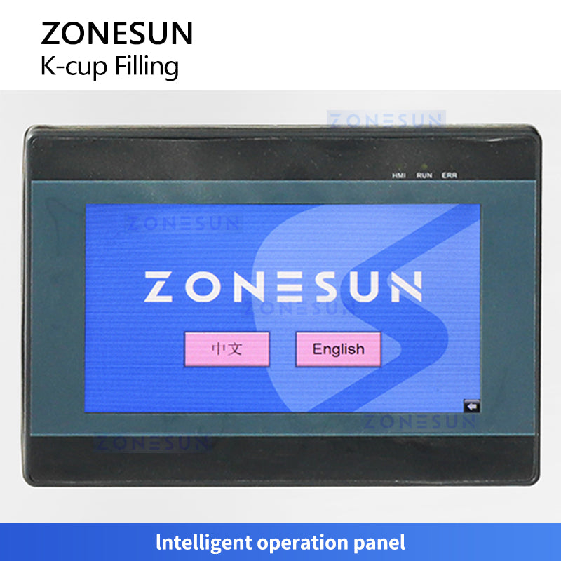 ZONESUN ZS-KCFC2A Automatic Dual-Station Coffee Capsule Filling & Sealing Machine for Pods