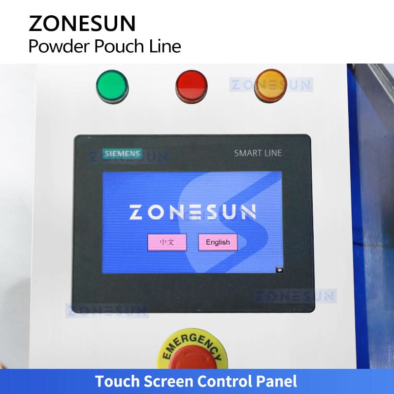 ZONESUN ZS-AFS320 Automatic Pouch Packaging Machine for Coffee Powder Flour Milk Powder & Fine Spice