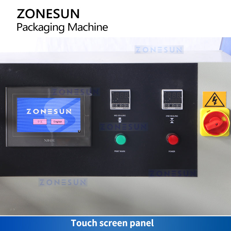 Zonesun ZS‑ZB600W Servo‑Driven Horizontal Flow Wrapping Machine