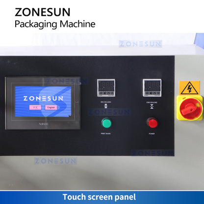 Zonesun ZS‑ZB600W Servo‑Driven Horizontal Flow Wrapping Machine