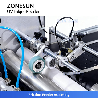 ZONESUN ZS-FYP6 Automatic UV Inkjet Coding Machine Instant Curing Printer for Labels & Cards