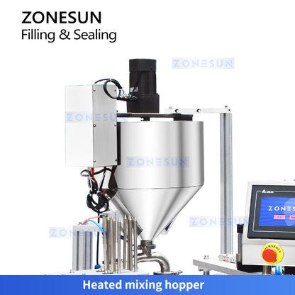 Zonesun ZS-FSHS20 Automated Honey Spoon Filling and Sealing Machine with Star Wheel