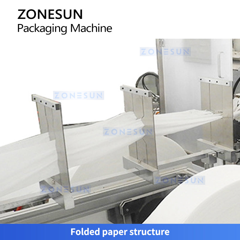 ZONESUN ZS-WZP4 Automatic Disposable Sachet Wet Wipes Packing Machine