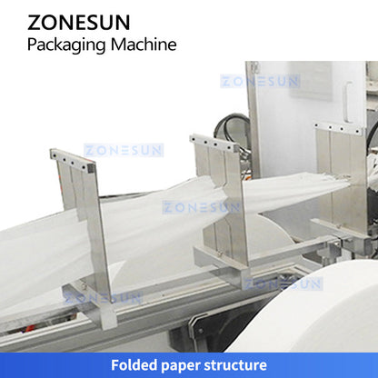 ZONESUN ZS-WZP4 Automatic Disposable Sachet Wet Wipes Packing Machine