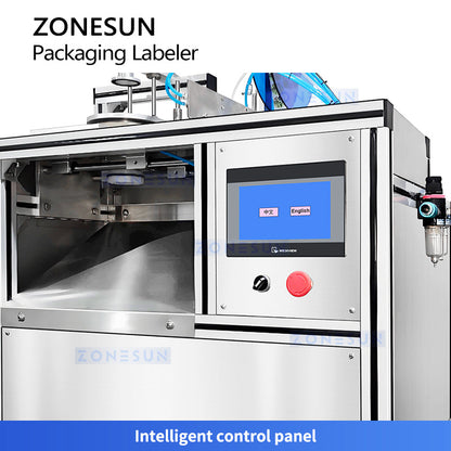 ZONESUN ZS-PK910 Automatic Pleated Soap Wrapping and Labeling Machine Disposable Soap Wrapper