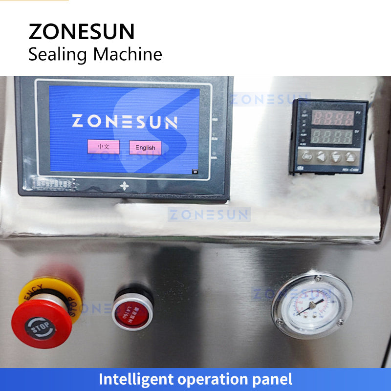 Zonesun ZS-RGS1 Tube Orifice Foil Sealing Machine Operation Panel