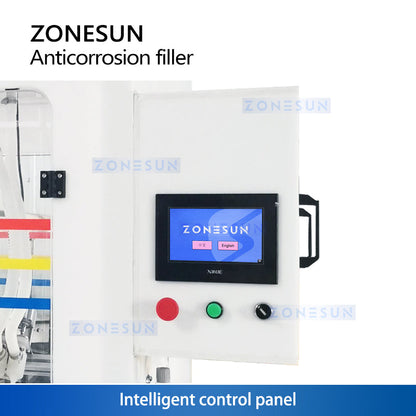 ZONESUN ZS-XAF16 Automatic Strong Acid Corrosive Liquid Filling Machine