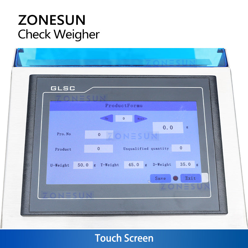 Zonesun ZS-CW150 Kompakte automatische Kontrollwaage Industrielle Wiegeausrüstung