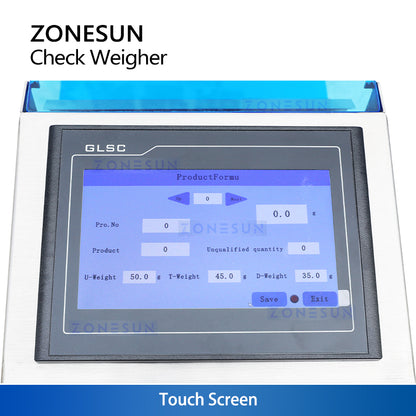 Zonesun ZS-CW150 Kompakte automatische Kontrollwaage Industrielle Wiegeausrüstung