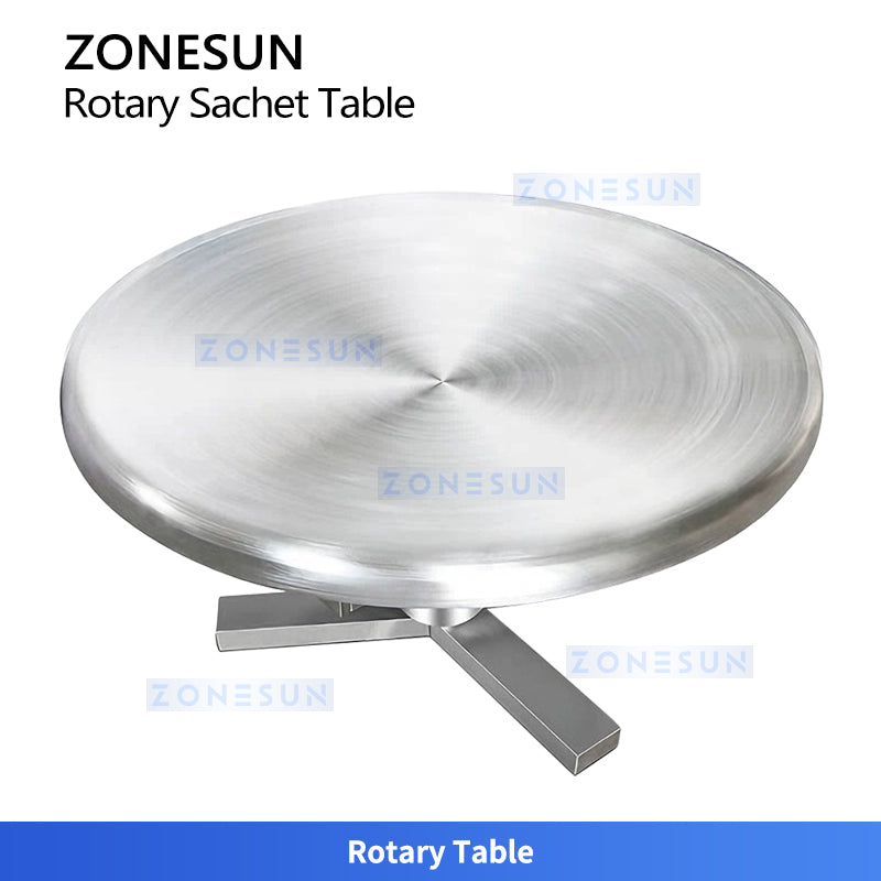 ZONESUN ZS-LP1200L Automatic Rotary Sachet Collection Table Pouch Accumulator