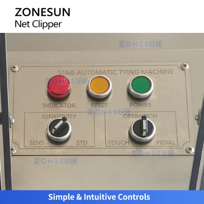 ZONESUN ZS-50DS Manual Net Clipping Machine For Fruits Vegetables