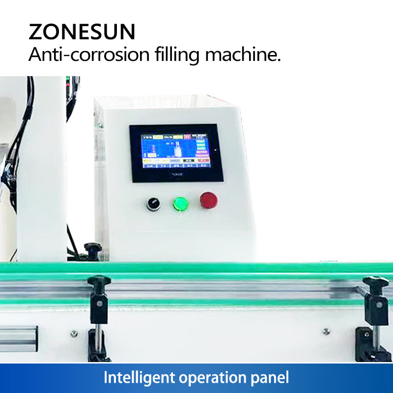 Zonesun ZS‑YTCR1A Automatic Single‑Head Chemical Liquid Filling Machine