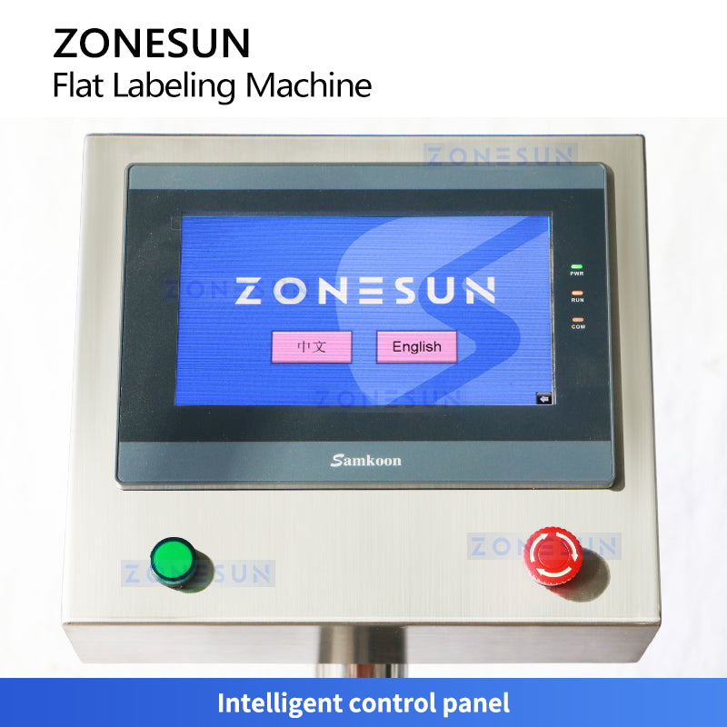 ZONESUN ZS-TB161PO Automatic High-Speed Flat Labeling Machine with Real-Time Inkjet Printing