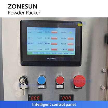 ZONESUN ZS-FSFM2 Dual-Lane Stick Sachet Ultrasonic Powder Filling Sealing Packing Machine