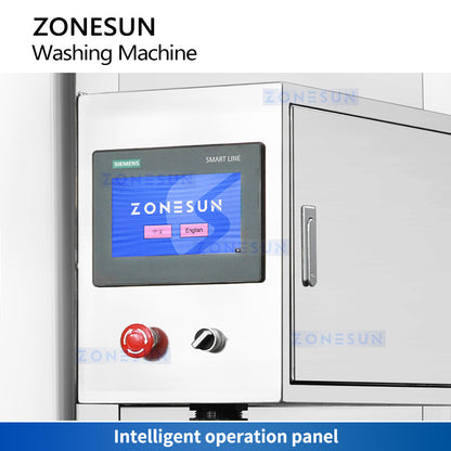 ZONESUN ZS‑WB04 Four‑Head Airjet Bottle Cleaning Machine for High Efficiency