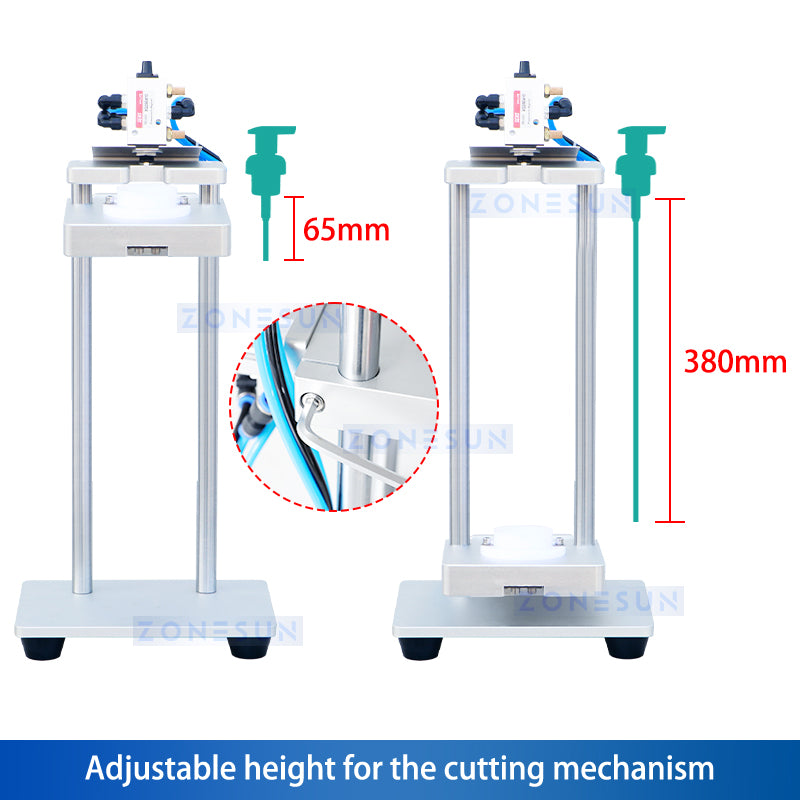 ZONESUN ZS-JG300 Pneumatic Dip Tube Cutter for Perfume Bottles