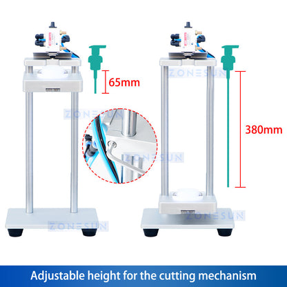 ZONESUN ZS-JG300 Pneumatic Dip Tube Cutter for Perfume Bottles