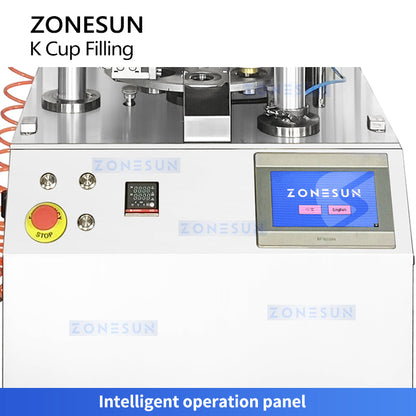 Zonesun ZS‑KCFC1 Coffee Capsule Filling and Sealing Machine