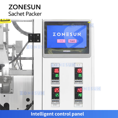 Zonesun ZS-FS04 Dual-Lane VFFS Liquid & Paste Sachet Packing Machine