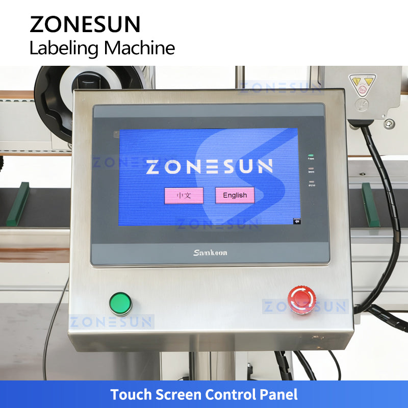 ZONESUN ZS-TB833F Corner Labeling Machine for Cosmetic Box Security Sealing Labeler