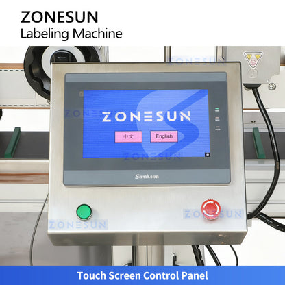 ZONESUN ZS-TB833F Corner Labeling Machine for Cosmetic Box Security Sealing Labeler