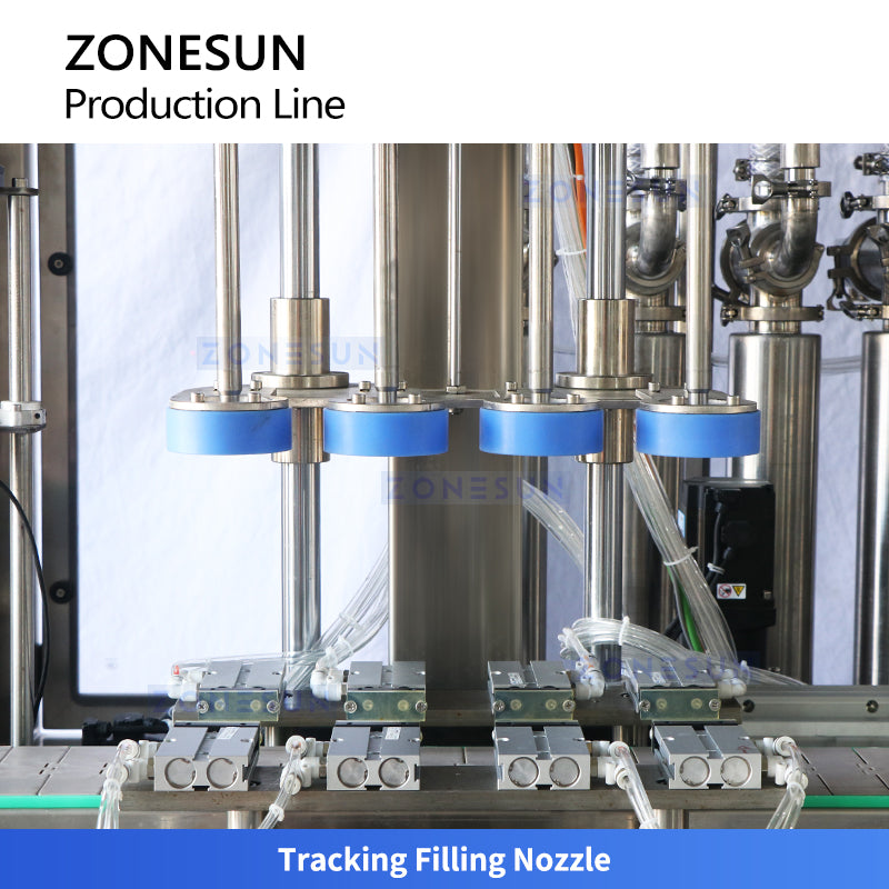 ZONESUN ZS-FAL180G1 Automatic Thick Liquid Filling&Capping Line for Shampoo/Soap/Lotions