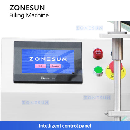 ZONESUN ZS-DTGT800U2 Rotor Pump Paste Filling Machine for Peanut Butter