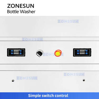Zonesun ZS‑WB4S Semi‑automatic High‑Pressure Bottle Rinsing Machine