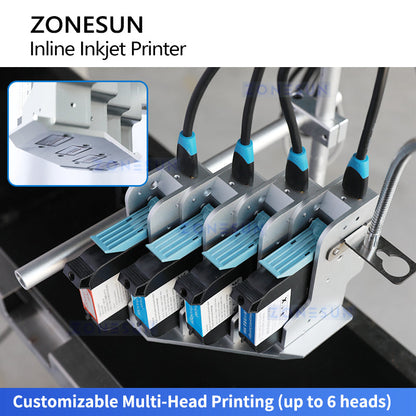 Zonesun ZS‑IIP550 High Speed Inline Inkjet Printer with Multi‑Heads