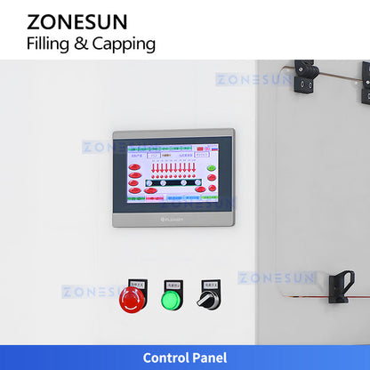 ZONESUN ZS-FAL180V4 Automatic Corrosive Liquid Filling & Capping Line for Cleaners