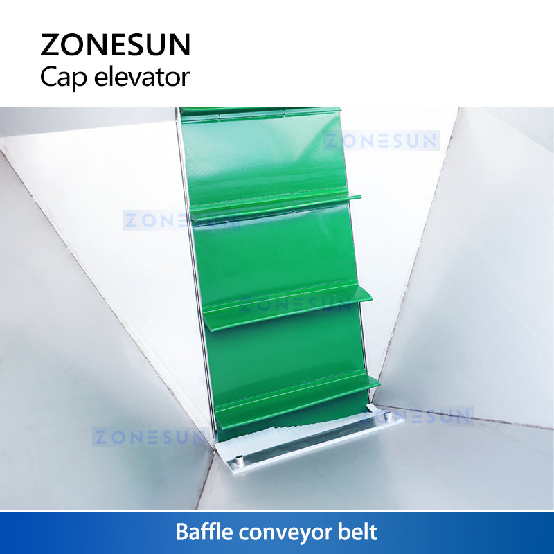 Zonesun ZS‑SLJ5 Automatic Cap Elevator for Capping Machine Integration
