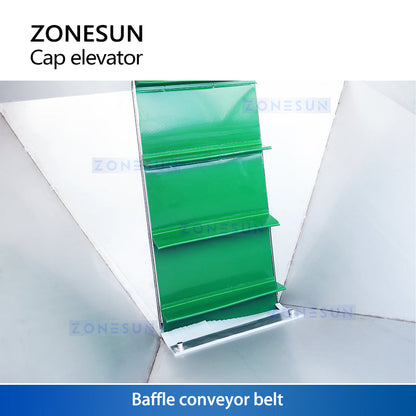 Zonesun ZS‑SLJ5 Automatic Cap Elevator for Capping Machine Integration