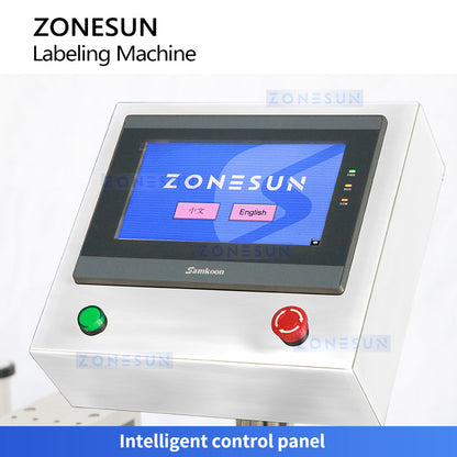 Zonesun ZS-TB822T Dual-Sided Bottle Labeling Machine