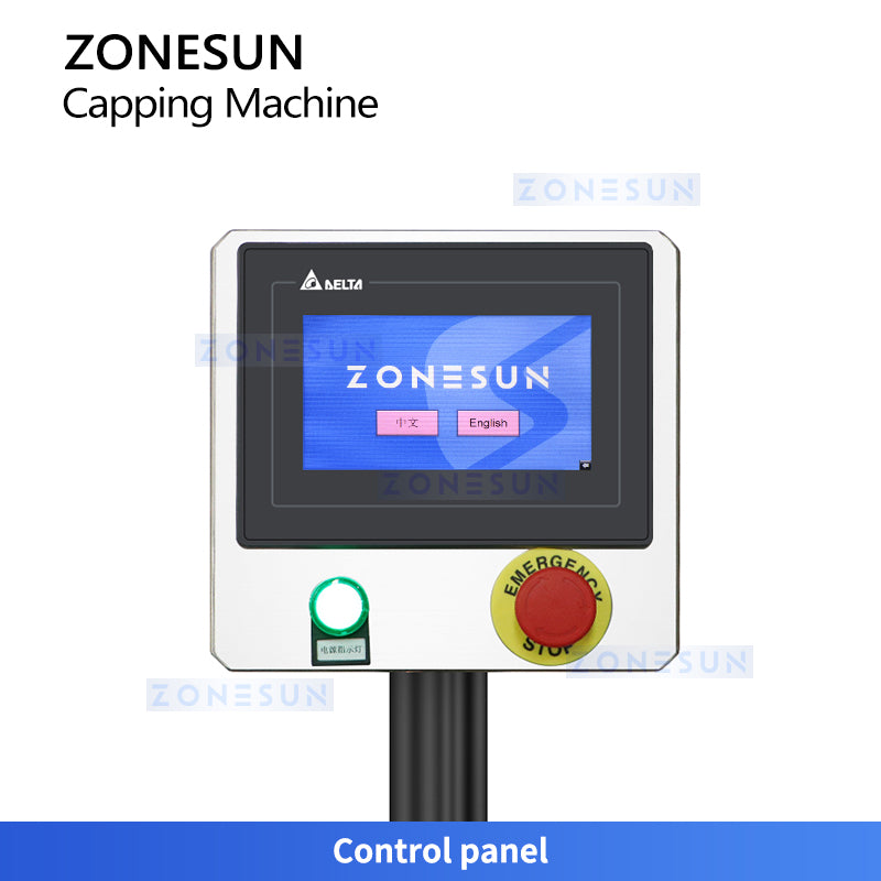 ZONESUN ZS-SVXG01 Servo Screw Capping Machine for Sauce Jars & Bottles