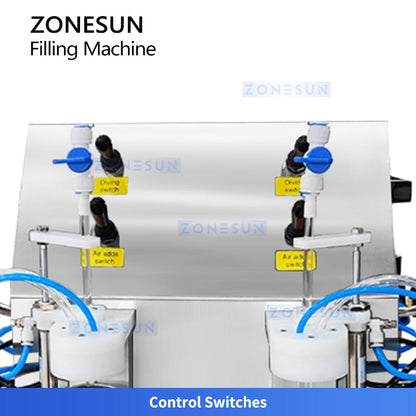 ZONESUN ZS-CF2A Vacuum Beer Filling Machine for Carbonated Drinks & Craft Breweries