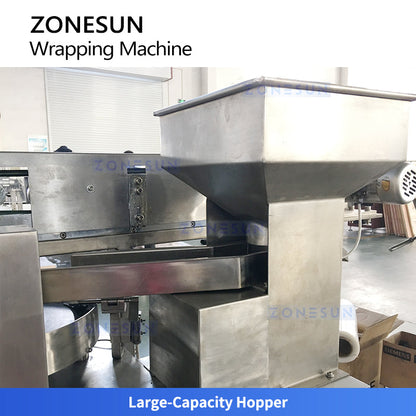 ZONESUN ZS-TCQ2 High-Speed Chocolate Ball Wrapping Machine | Automatic Foil Packaging for Spherical Candies