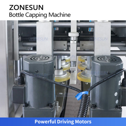 ZONESUN ZS-XG440B 20-100mm Fliptop Spray Twist Off máquina taponadora neumática